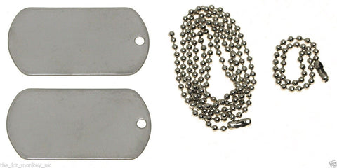 Dog Tags: Stainless Steel, Can Opener - SGT GRIT